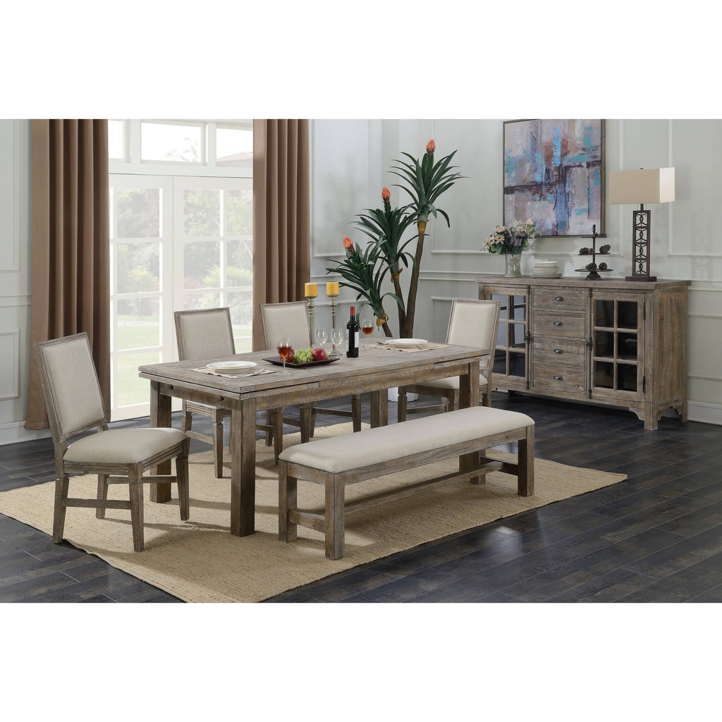 Rustic Casual Bench Z738