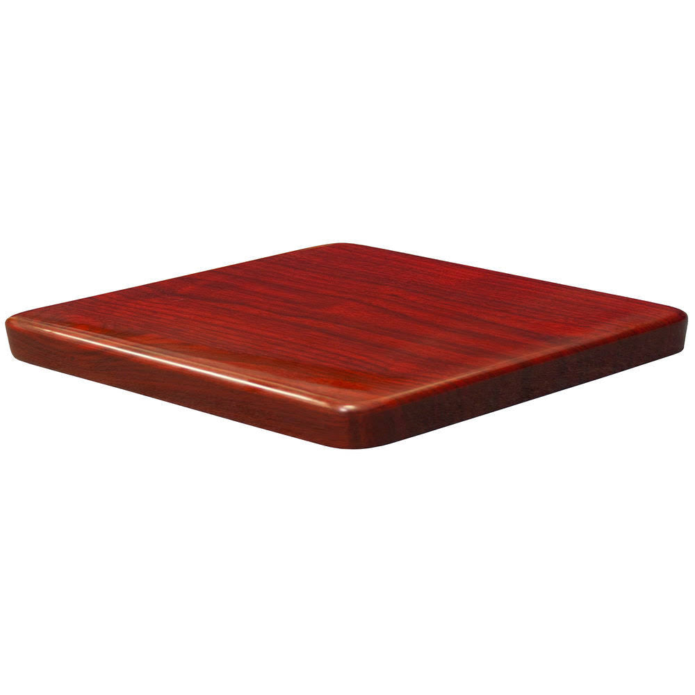 Mahogany Square Table Top P5574