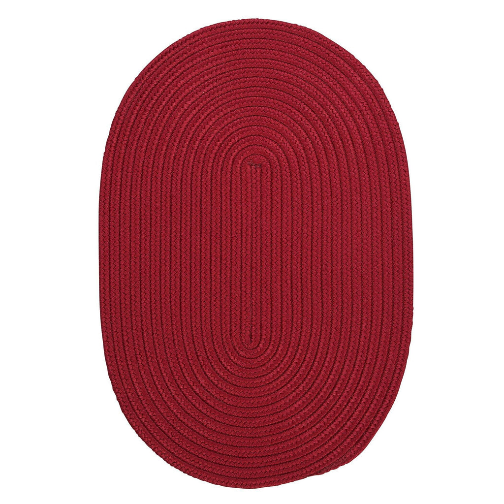 Gray Oval Reversible Braided Runner T14990