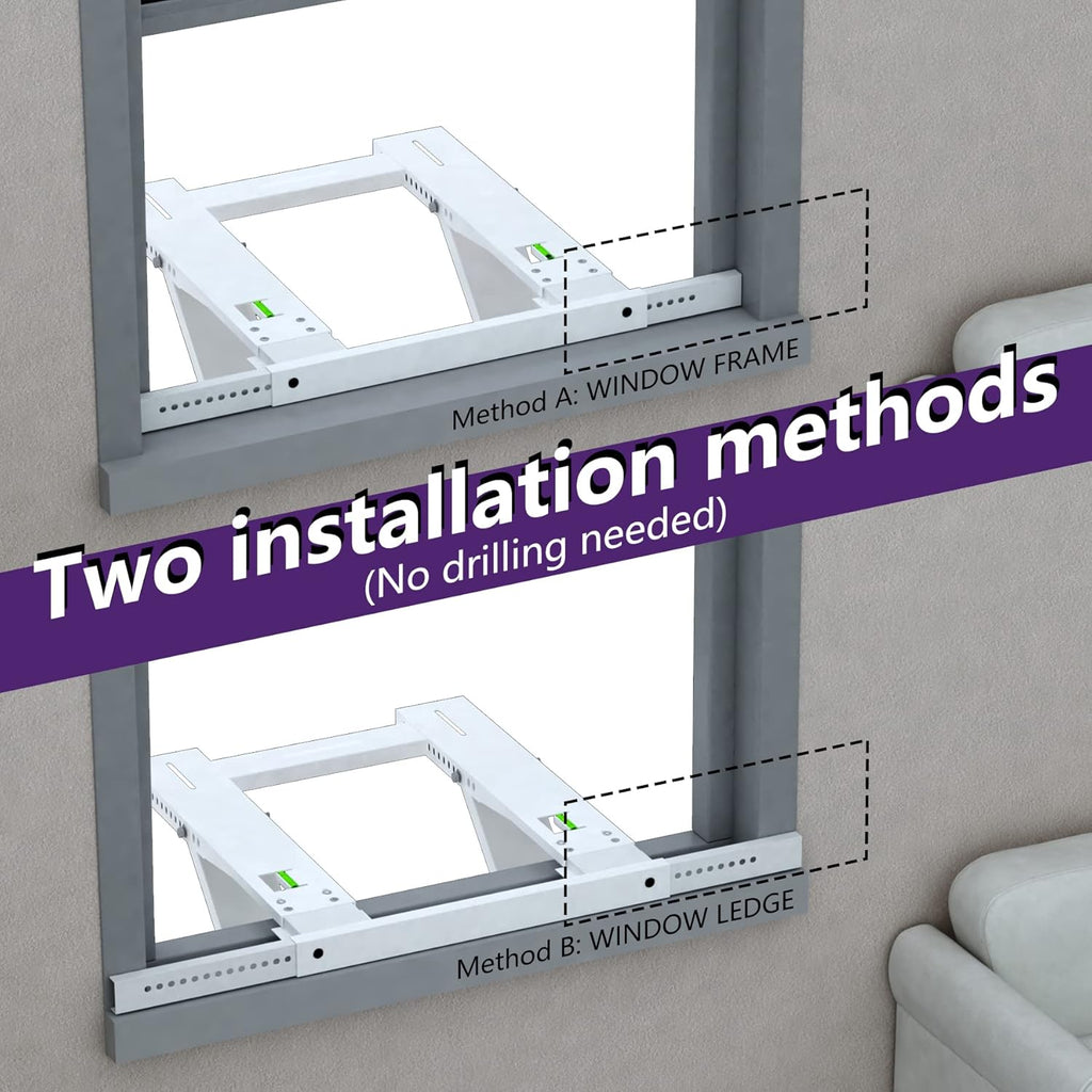 Window Air Conditioner Support Bracket, Heavy Duty Holds Up to 200 lbs Pack of 2 H36911