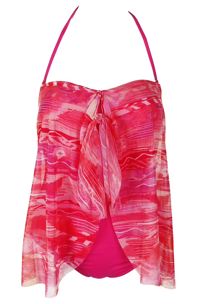 Coral One Piece Swimsuit R489