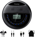 Black Portable CD Player with Dual Stereo Speakers J40160