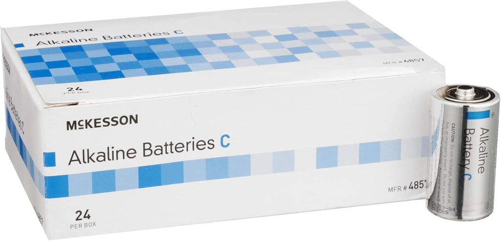 Alkaline Batteries, C Cell, 1.5V, 24 Count, 12 Packs, 288 Total H159