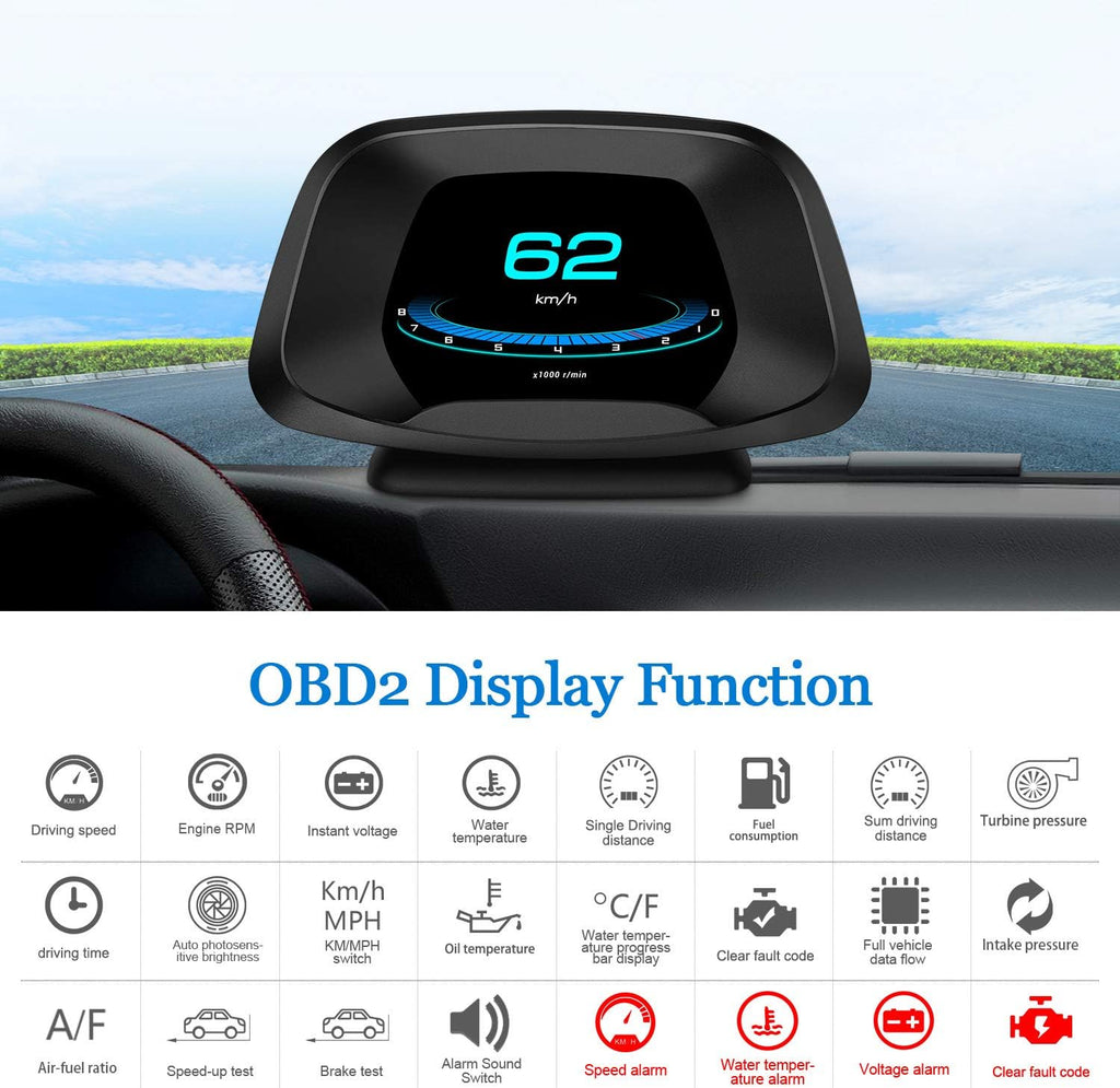 Pack of 2 Car HUD Head Up Display X1158