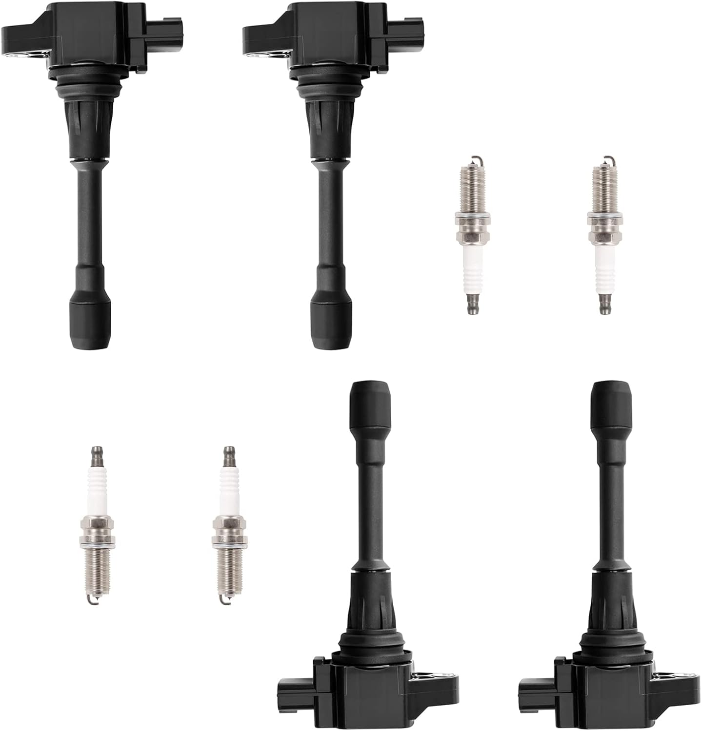 4pc Ignition Coil Pack And Spark Plug Compatible With Nissan Versa 2012 2013 2014 1.6L S246056