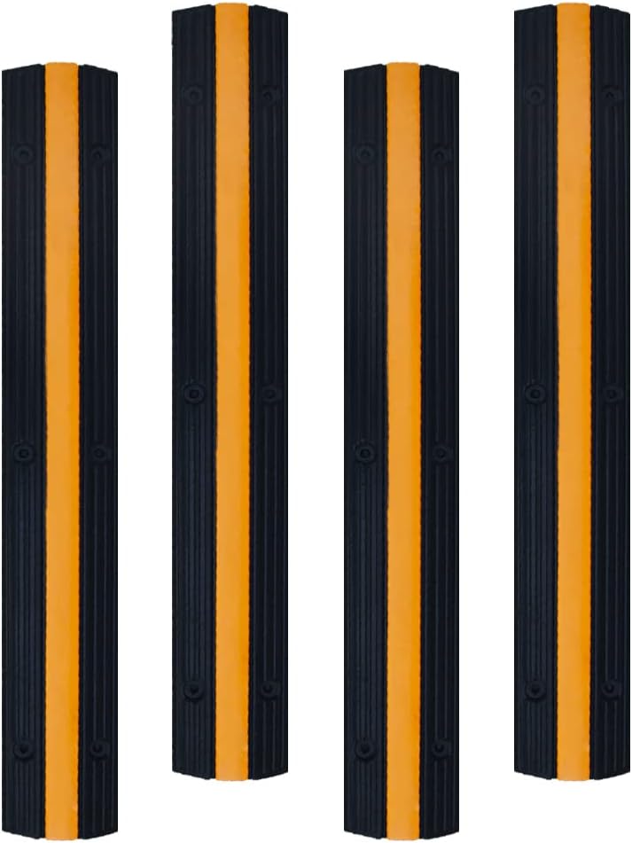 Rubber Cable Protector Speed Bump, 4PK, 39 inches I330082