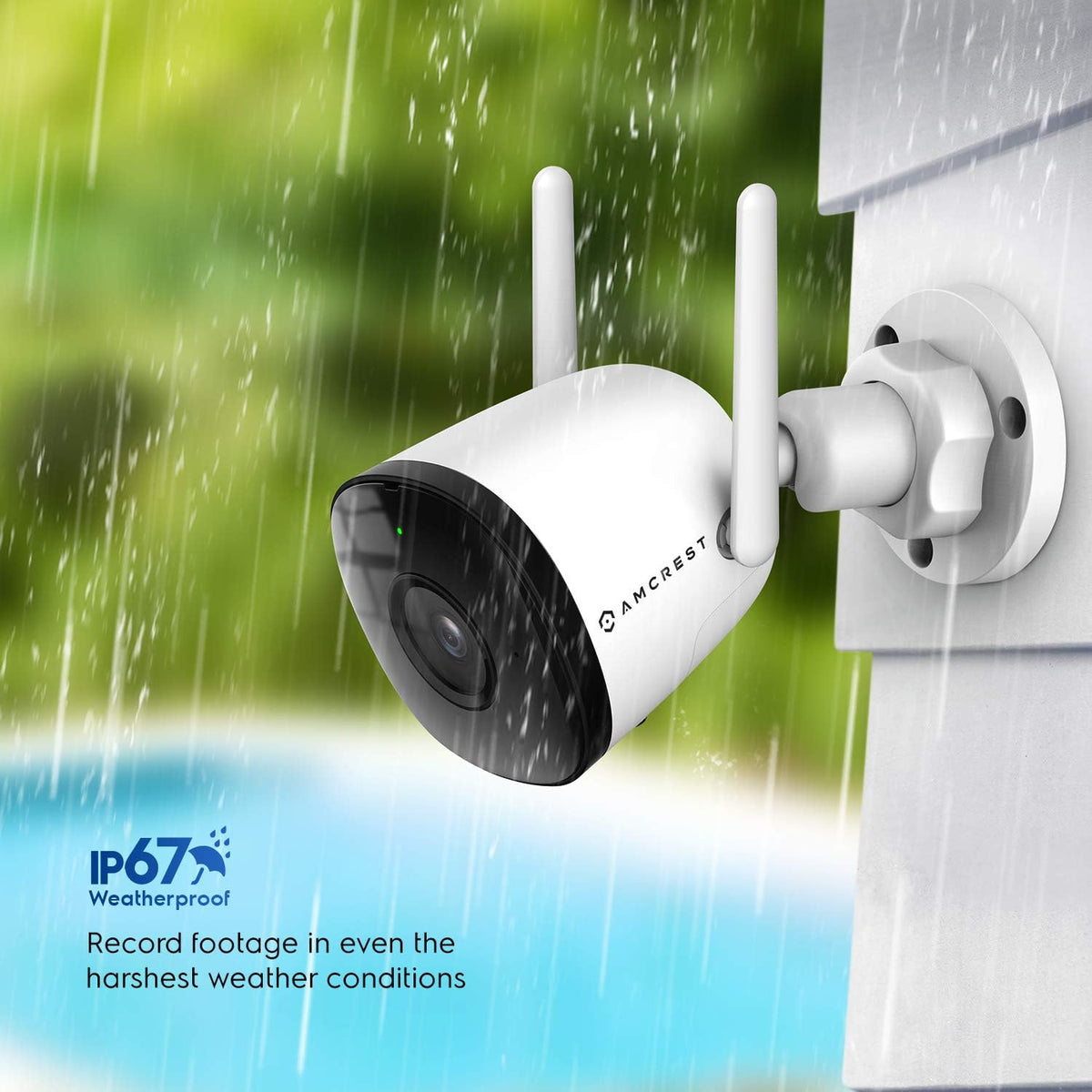 4MP Outdoor WiFi Security Camera with Night Vision C93416