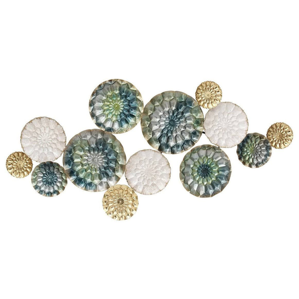 Multi-Color Textured Metal Wall Decor D90335