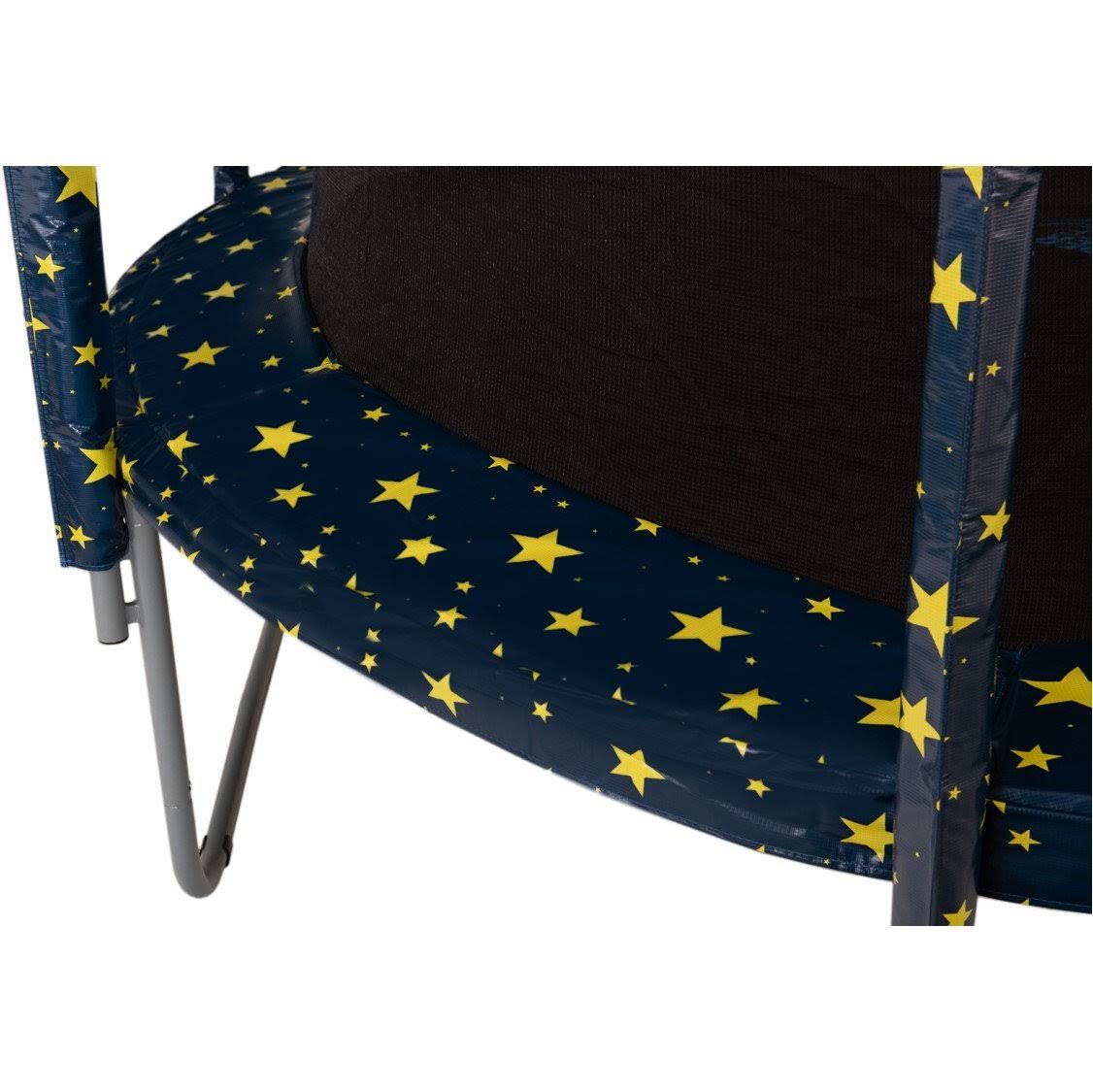 Starry Night 9& Round Trampoline Safety Pad with 8-Pole Sleeve Protectors N6377