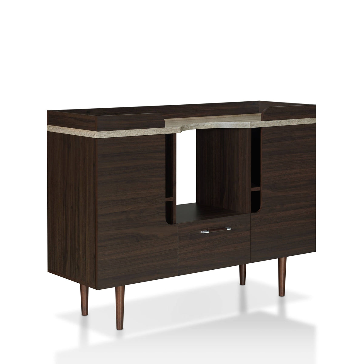 Mid-Century Modern Wenge Buffet Server, Brown J903