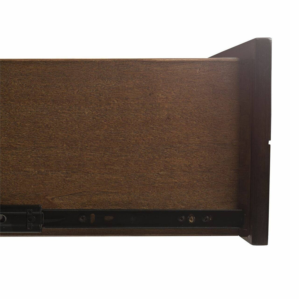 2 Drawer Nightstand, Dark Brown F34532
