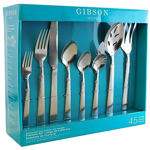 45 Piece Silver Flatware Set W5774