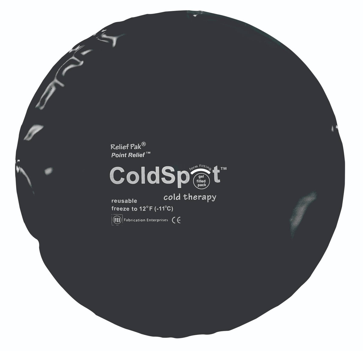 ColdSpot Black Urethane Pack - Circular - Case of 12 F11227