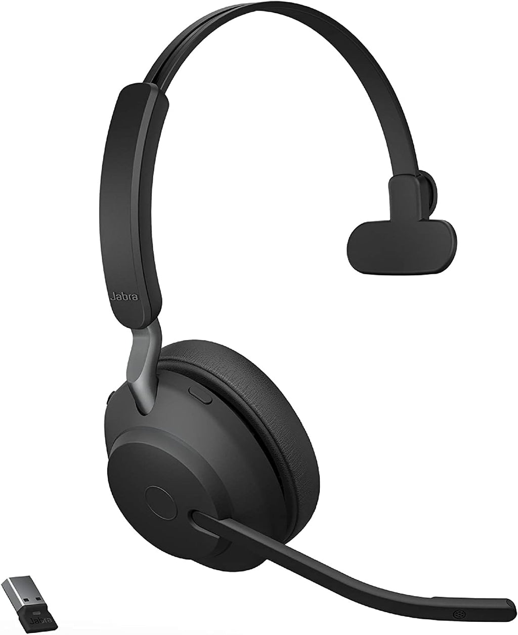 Black Wireless Bluetooth Headset with Passive Noise Cancelling D7827