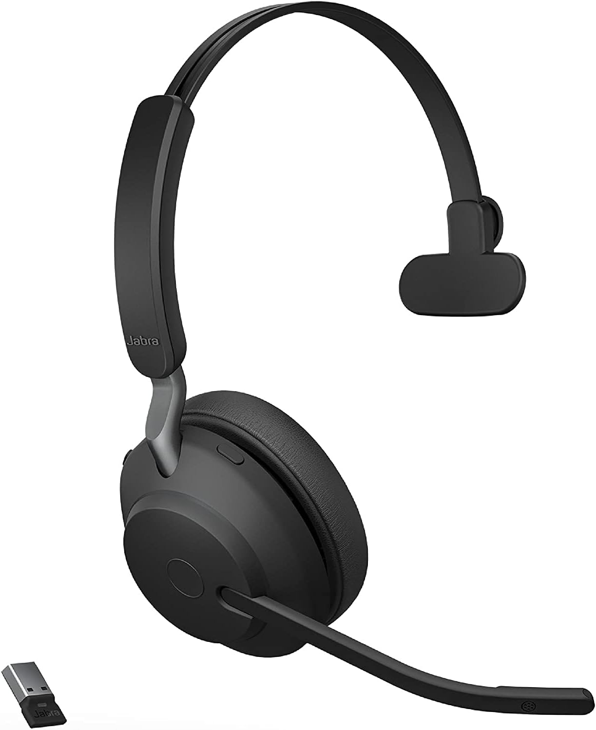 Black Wireless Bluetooth Headset with Passive Noise Cancelling D7827