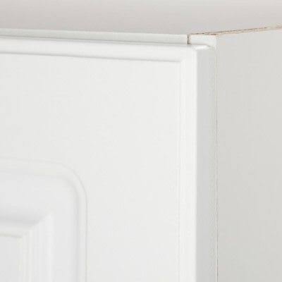 White 2-Door Laminated Storage Cabinet V373153