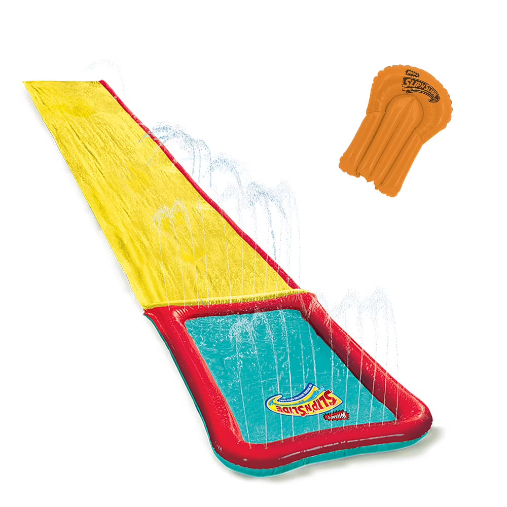18 Foot Lawn Water Slide with Splash Zone and Sprayers Q9357