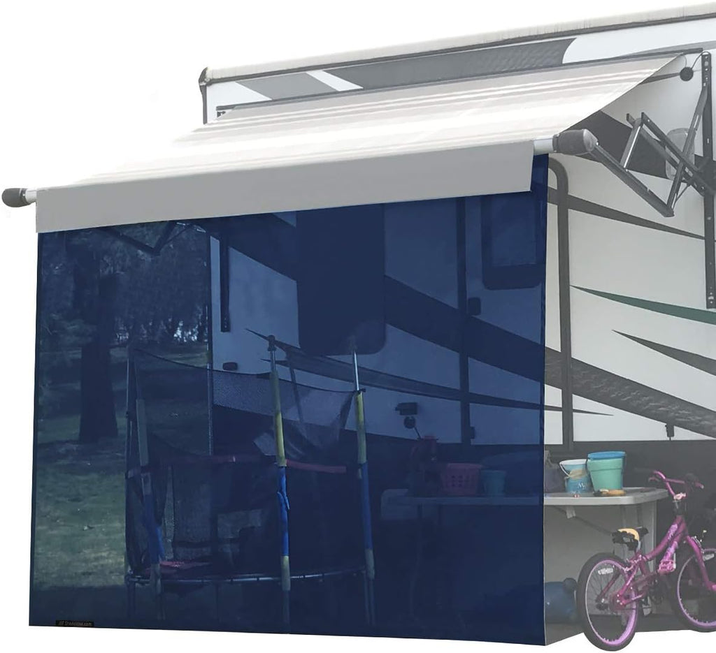 Black Mesh Sunshade for Awning U64384