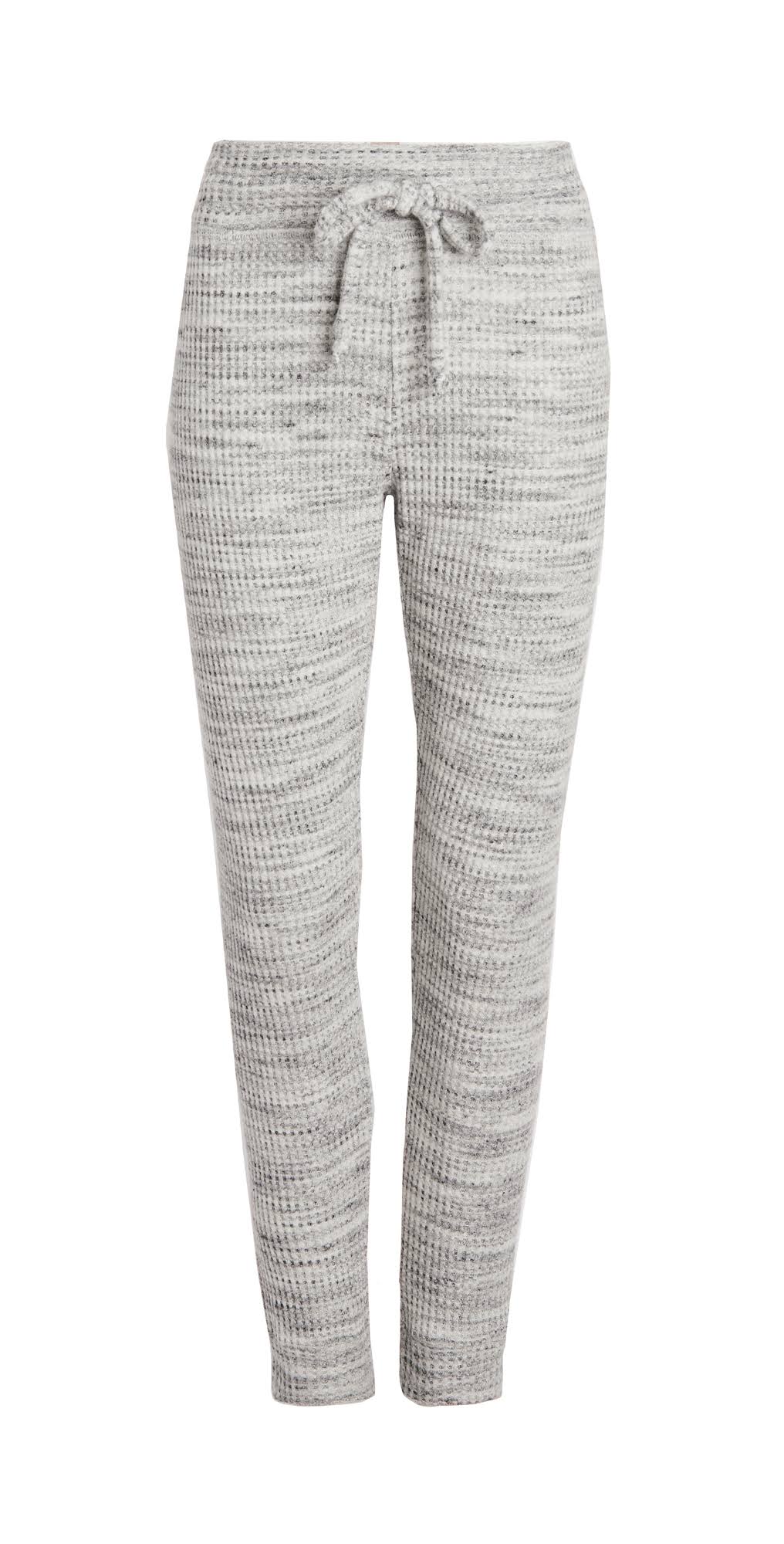 Cream Waffle Knit Sweatpant Z996477