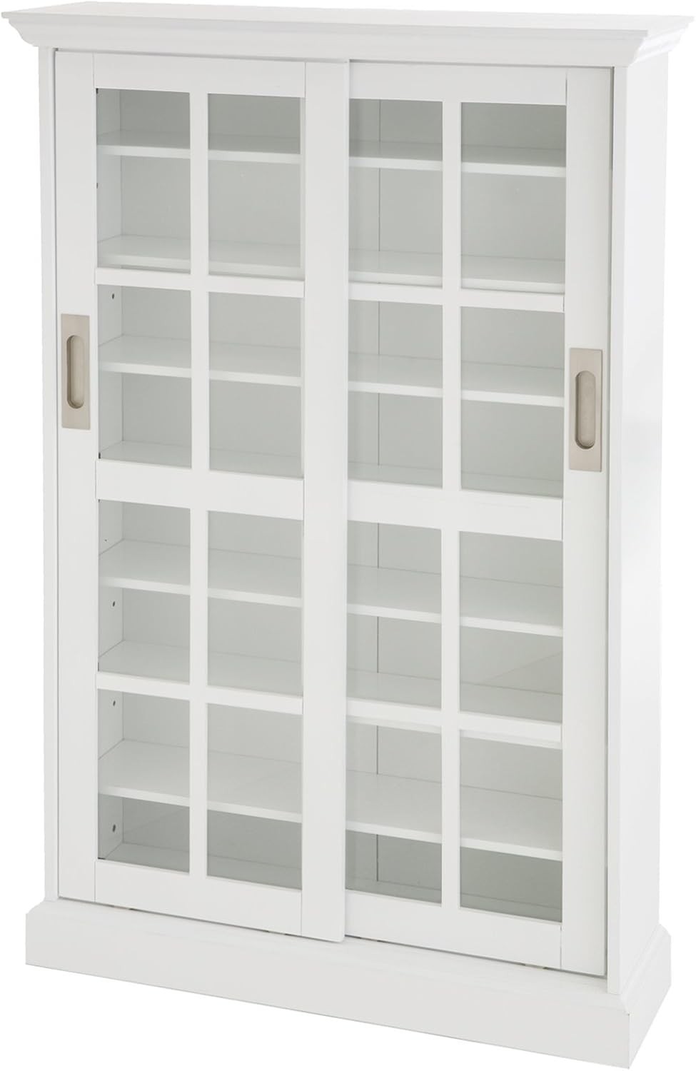 White Sliding Door Display Cabinet B73897