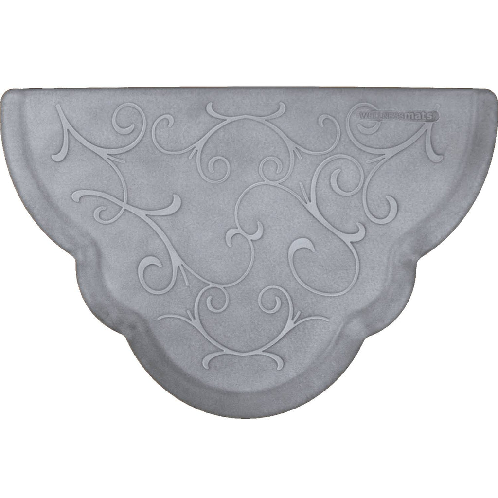 Scalloped-Bella Beach Glass Mat J503