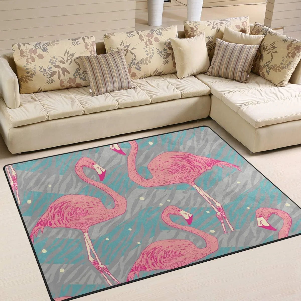 Lightweight Carpet Mats Area Rug 6'8" x 4'10" D873542