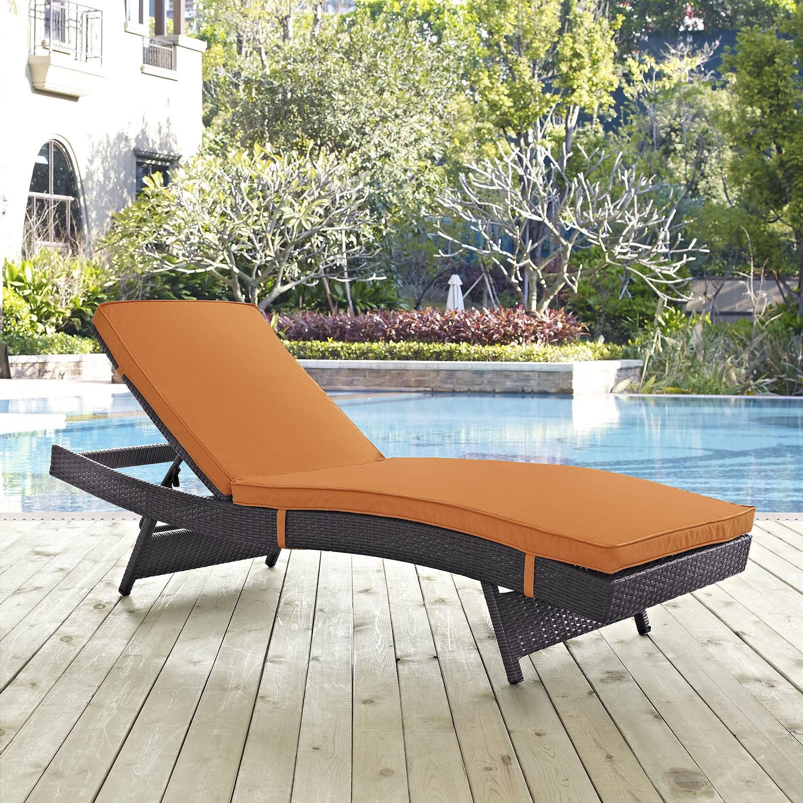 Brown Outdoor Patio Chaise A765881