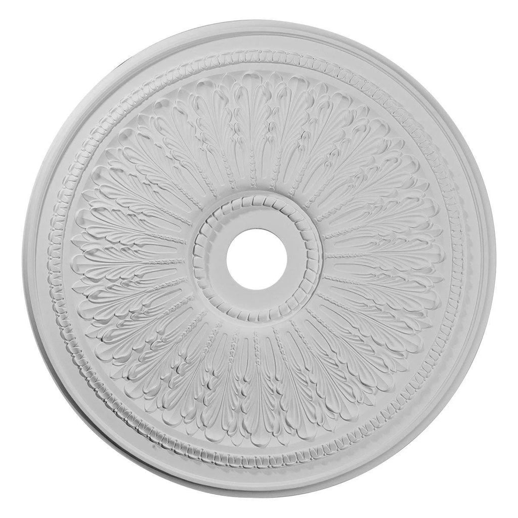 Oakleaf Ceiling Medallion Hand-Painted Iridescent Gold R3174