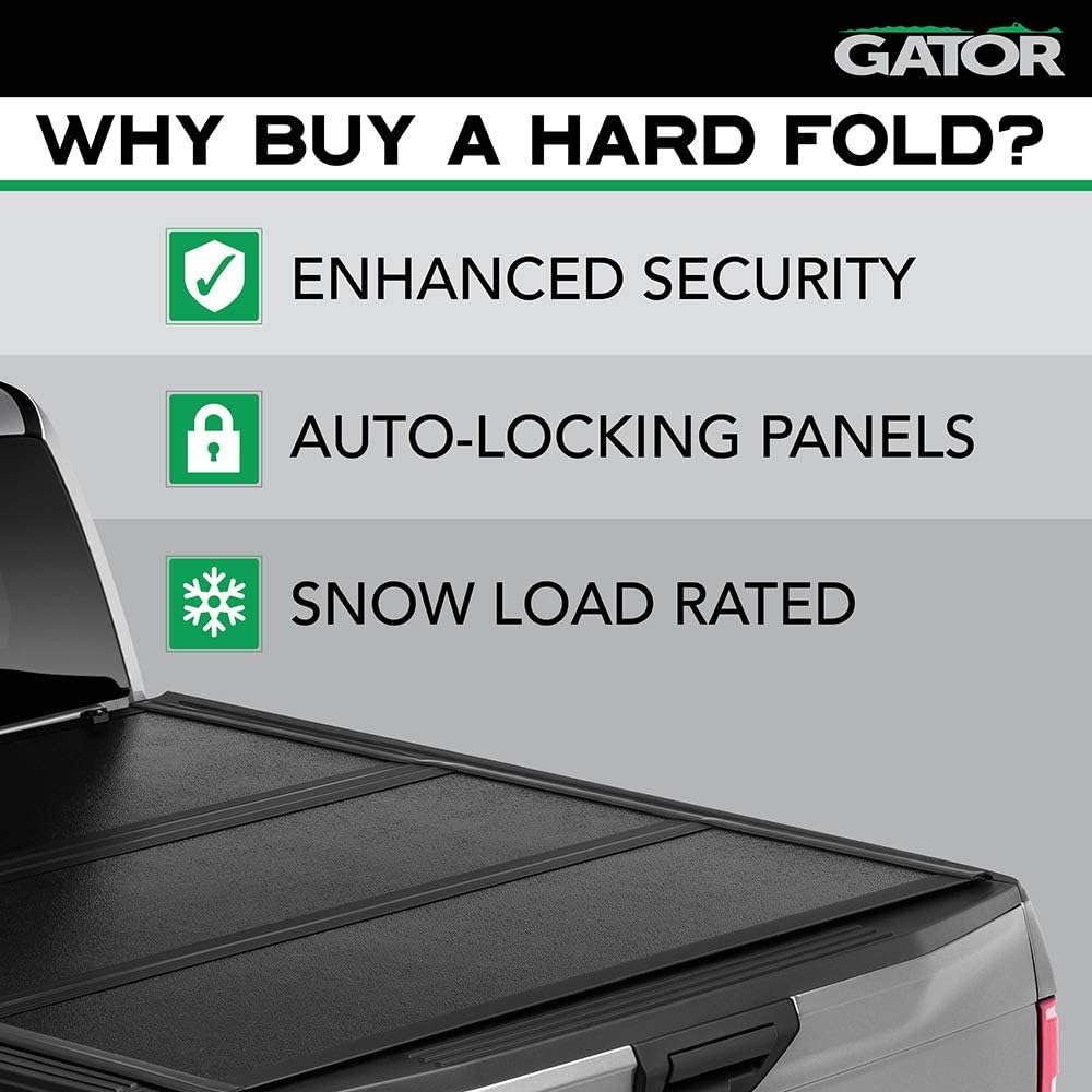 Hard Tri-Fold Truck Bed Tonneau Cover for Ford F-150 Y6225