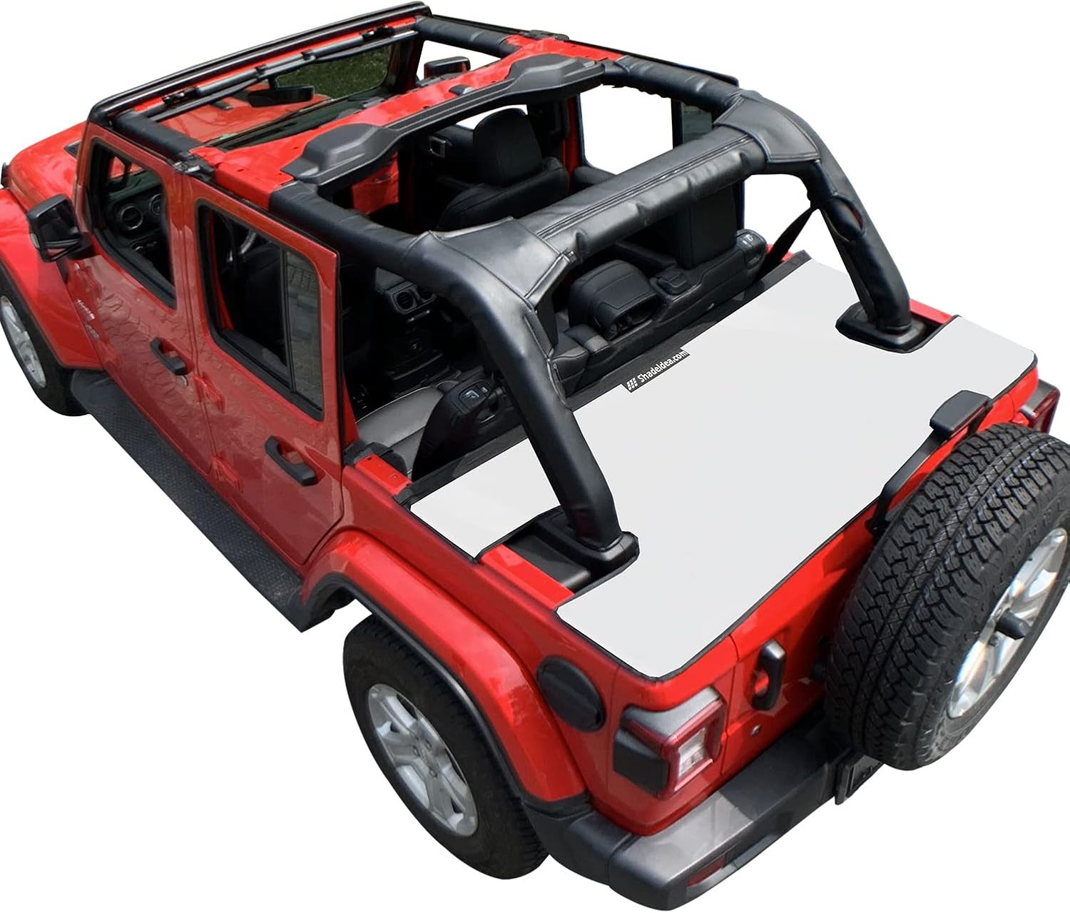 Vinyl Rear Trunk Cargo Cover for Jeep JKU 4 Door (2007-2018) O205