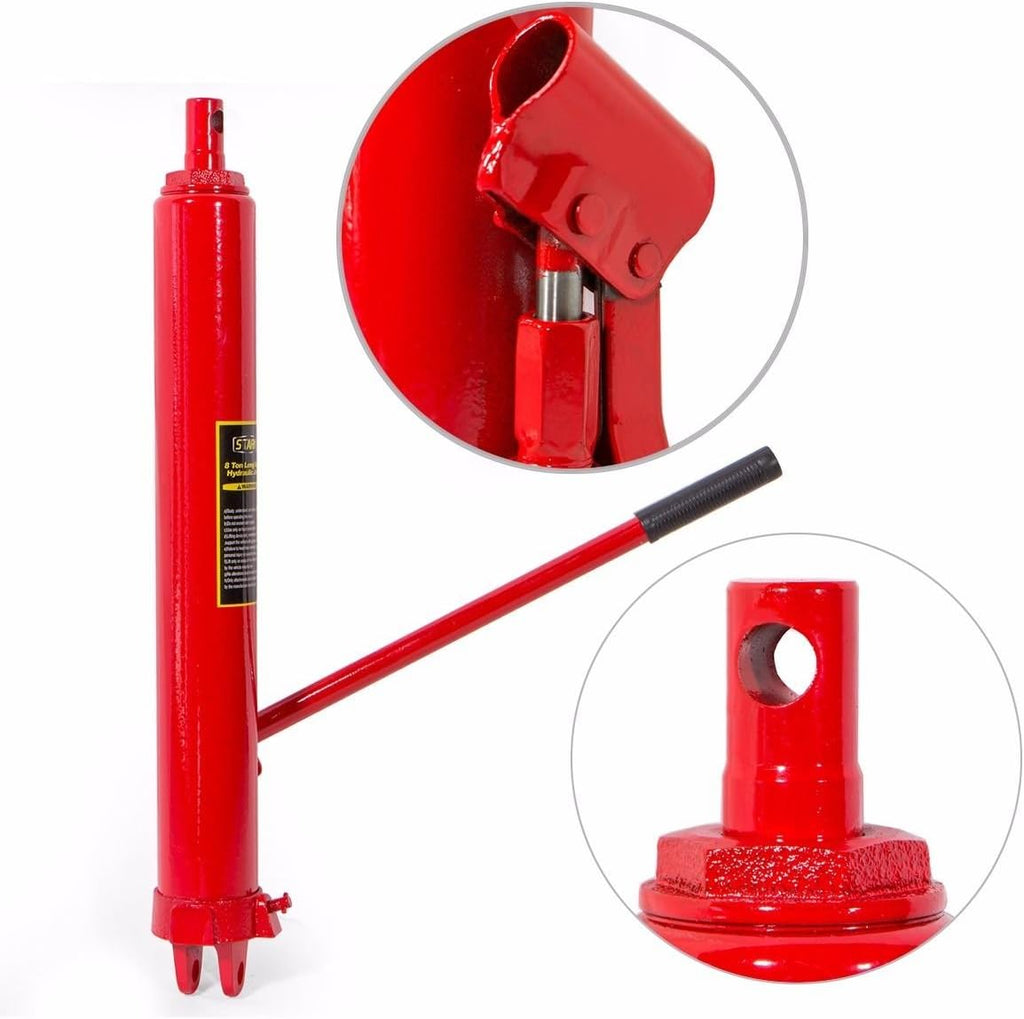 8 Ton Capacity Hydraulic Ram Jack Engine Lift Hoist Cherry Picker Pack of 2 P191