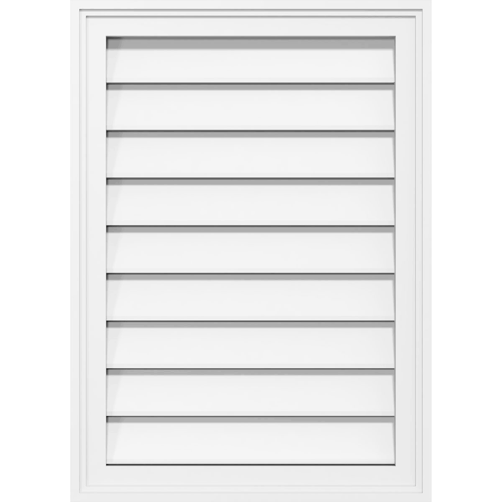PVC Gable Vent W6085