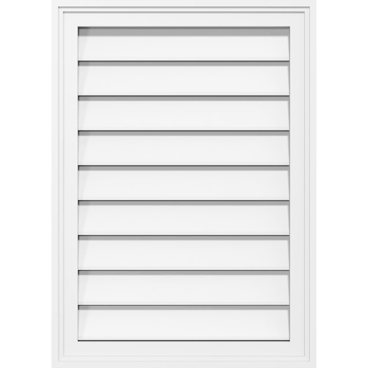 PVC Gable Vent W6085