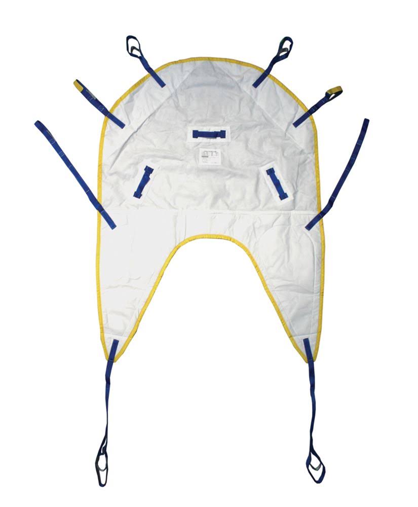 Single Patient Lifter Split Leg Sling Without Head Support, Medium, Case10 H43927