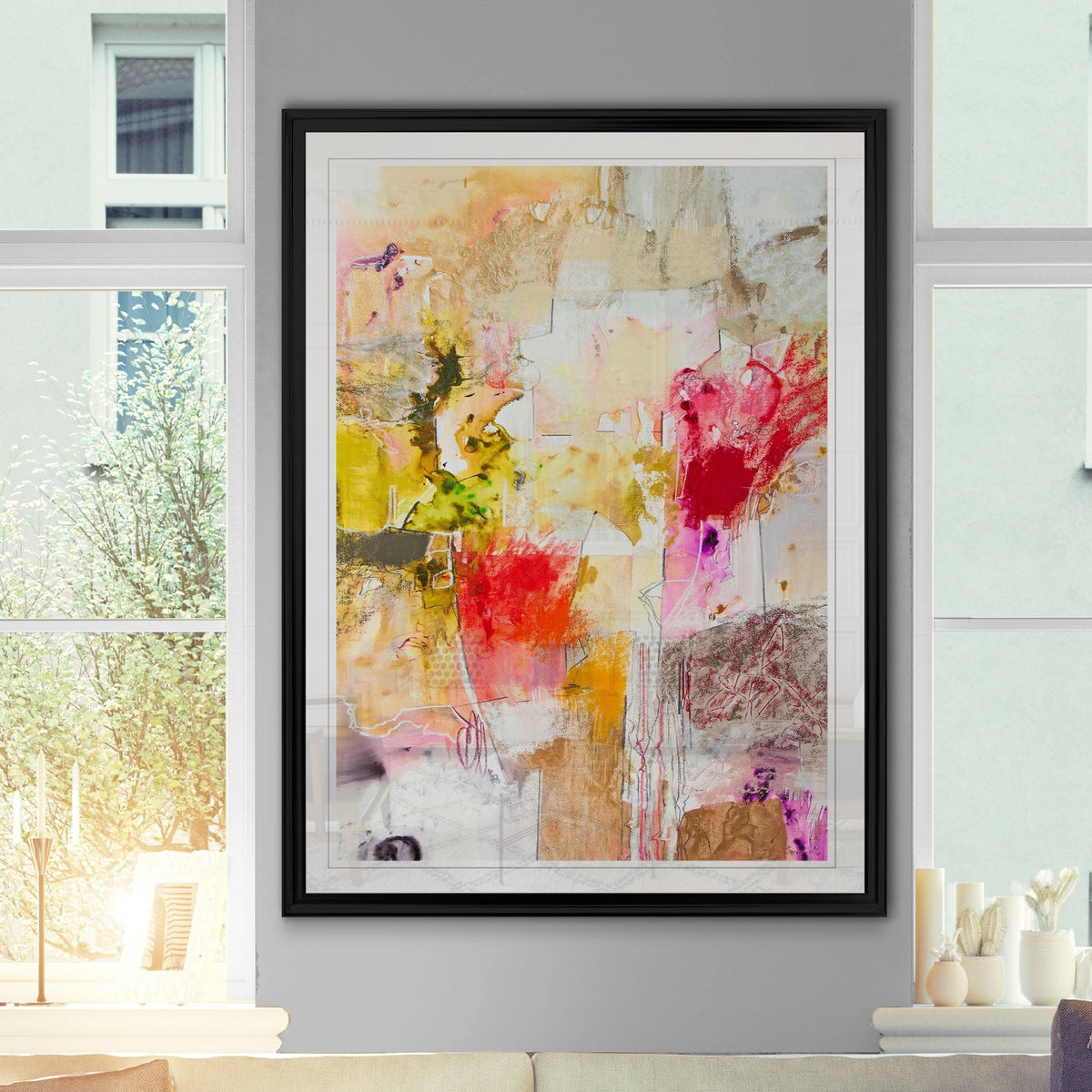 Custom Framed Print 30x40 B7851