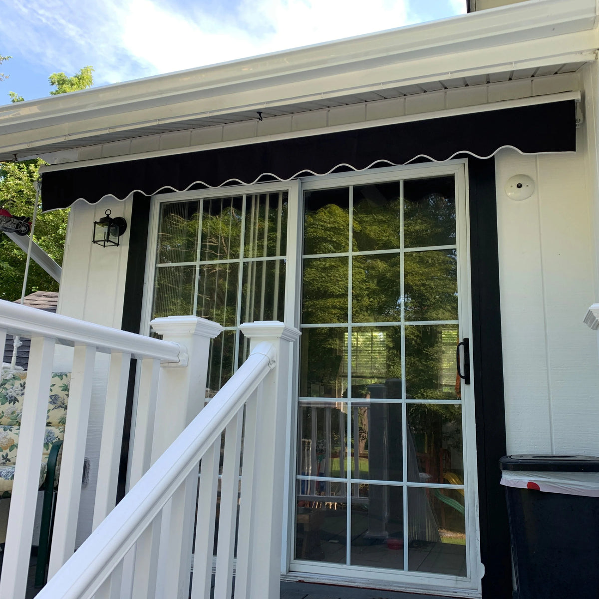20' x 10' Retractable Motorized Patio Awning C616