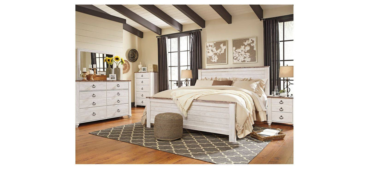 King Panel Bed D752