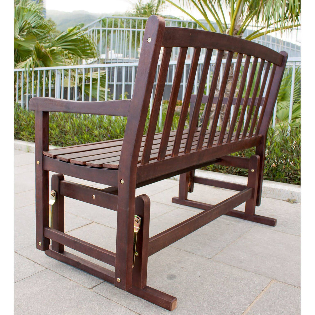 Acacia Hardwood Glider Bench V72244