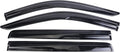 Vent Visor Side Window Deflector Pack of 2 Dark Tinted Acrylic I383