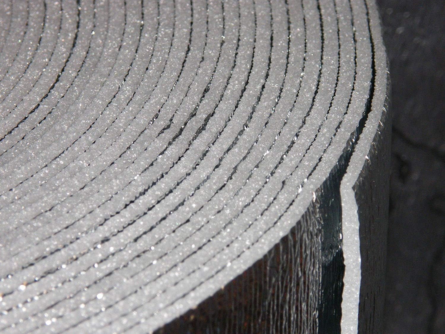 4' x 62' Roll (248 Sqft) Vehicle Insulation Sound Deadener & Radiant Heat Barrier Mat X941595