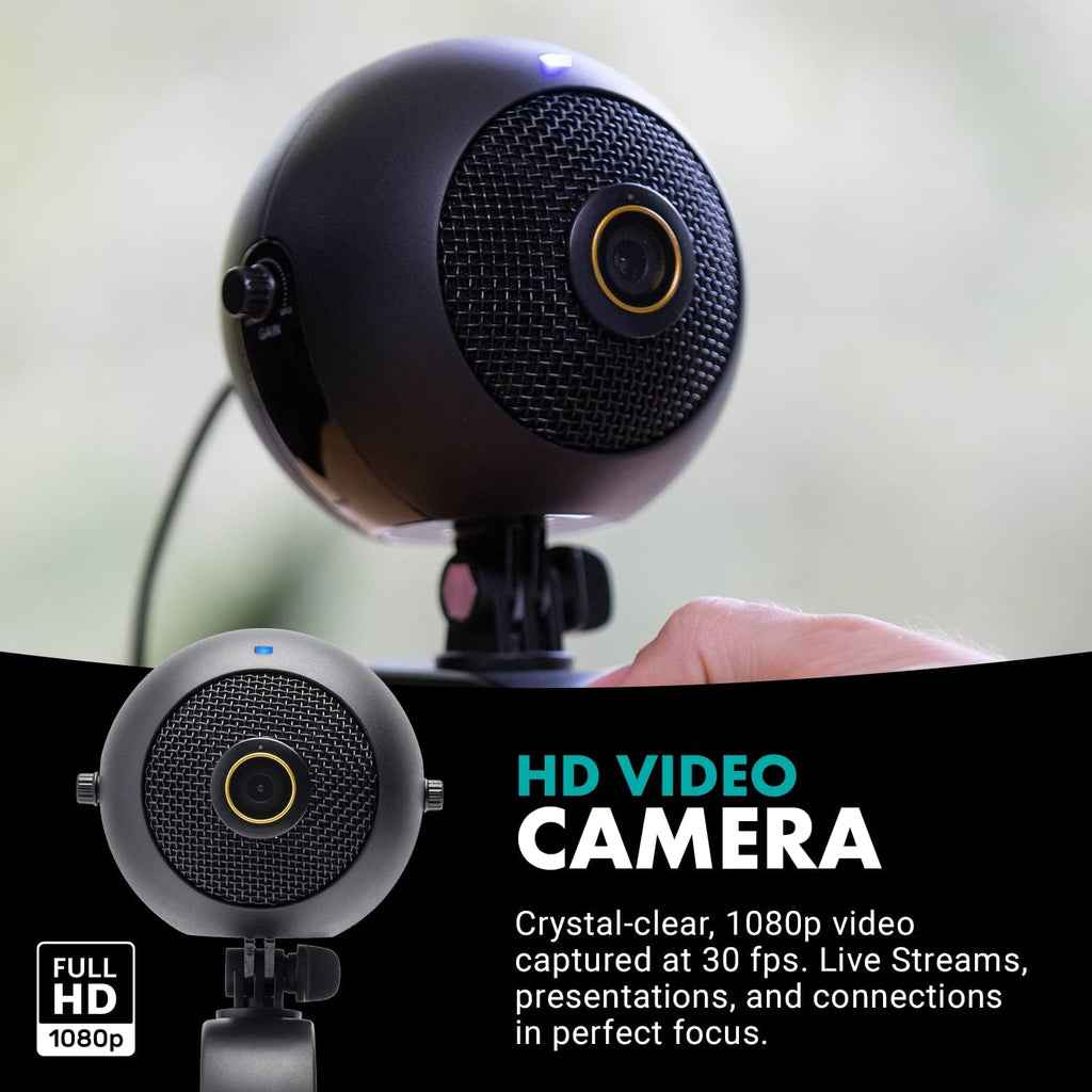 1080p HD Webcam and Condenser Microphone W6017