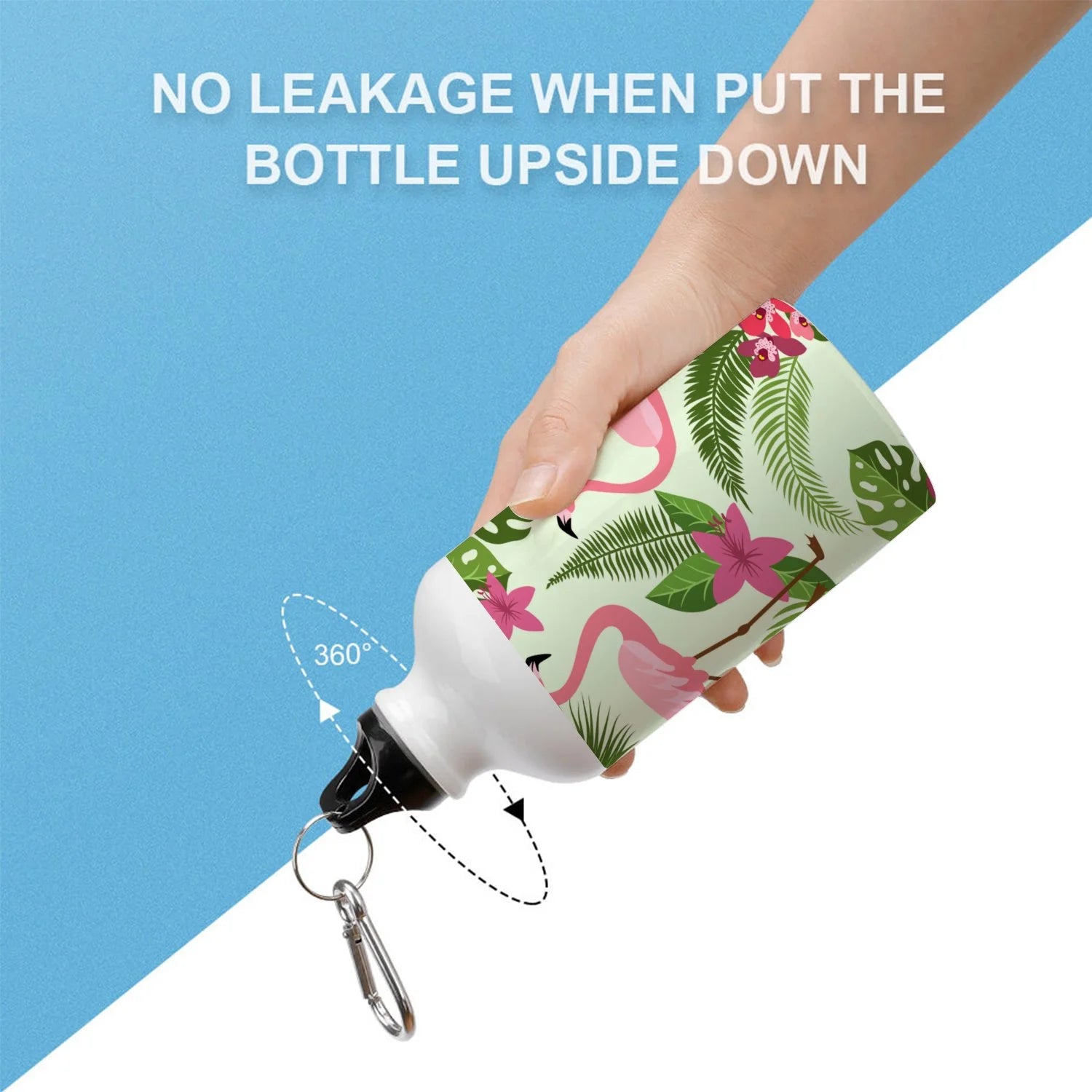 400ml Sport Aluminum Water Bottle with Twist Cap L622875