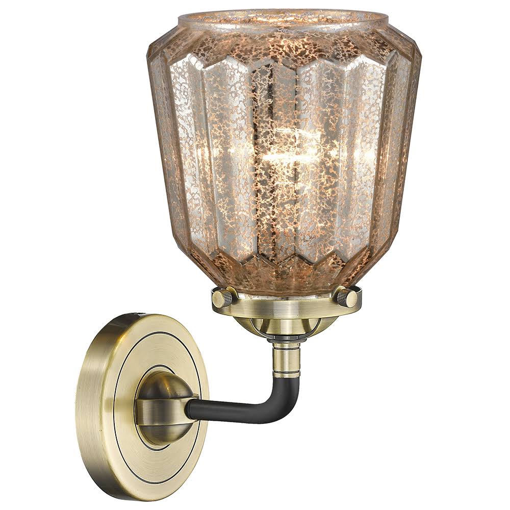Brushed Satin Nickel 1 Light Sconce N1201