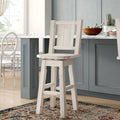 Swivel Solid Wood Bar Stool L51825