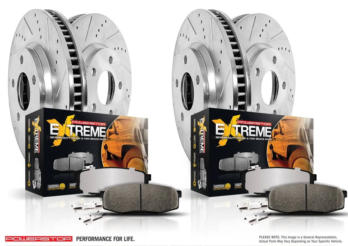 Front & Rear Z36 Truck and Tow Brake Kit F1210