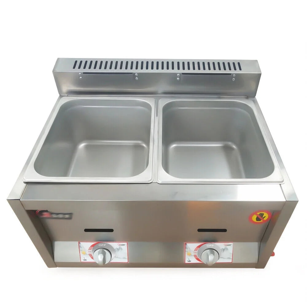 12L Propane Gas Food Warmer Deep Steam Table O661716
