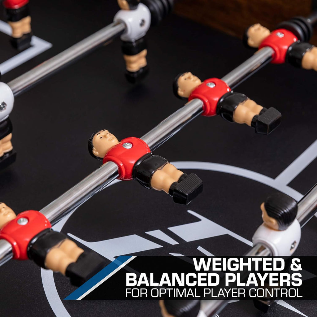 56-Inch Foosball Table with Quick-Connect Rods and Bead Scoring L515043