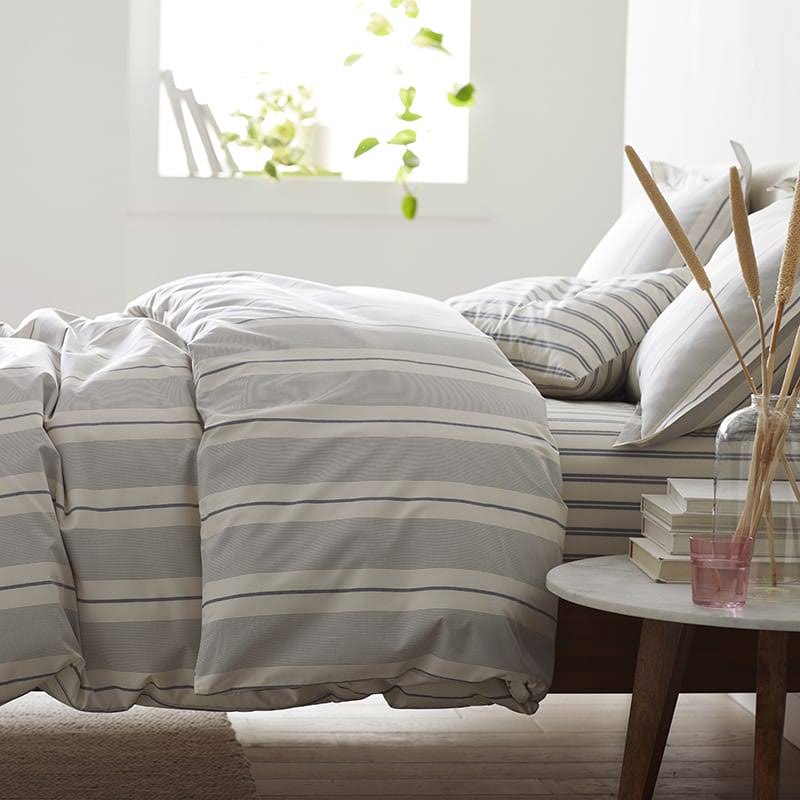 Navy Cotton Percale Queen Duvet Cover K667086