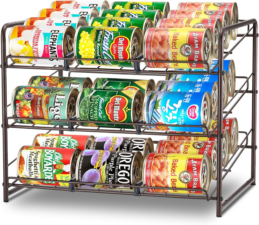 Chrome Stackable Can Rack Organizer, Pack of 2 M675675