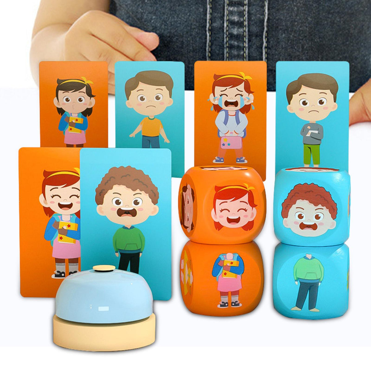 Face Changing Cube Building Blocks Wooden Montessori Toy K126246